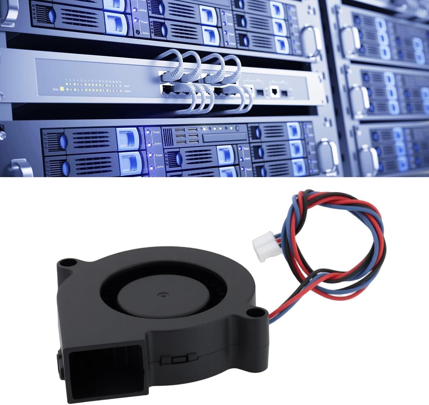 VGOL DC Brushliess 3-Pin Blower Fan BUB0512HB Cooling Fan for DIY Computer Case, DC12V 0.24A image number 1