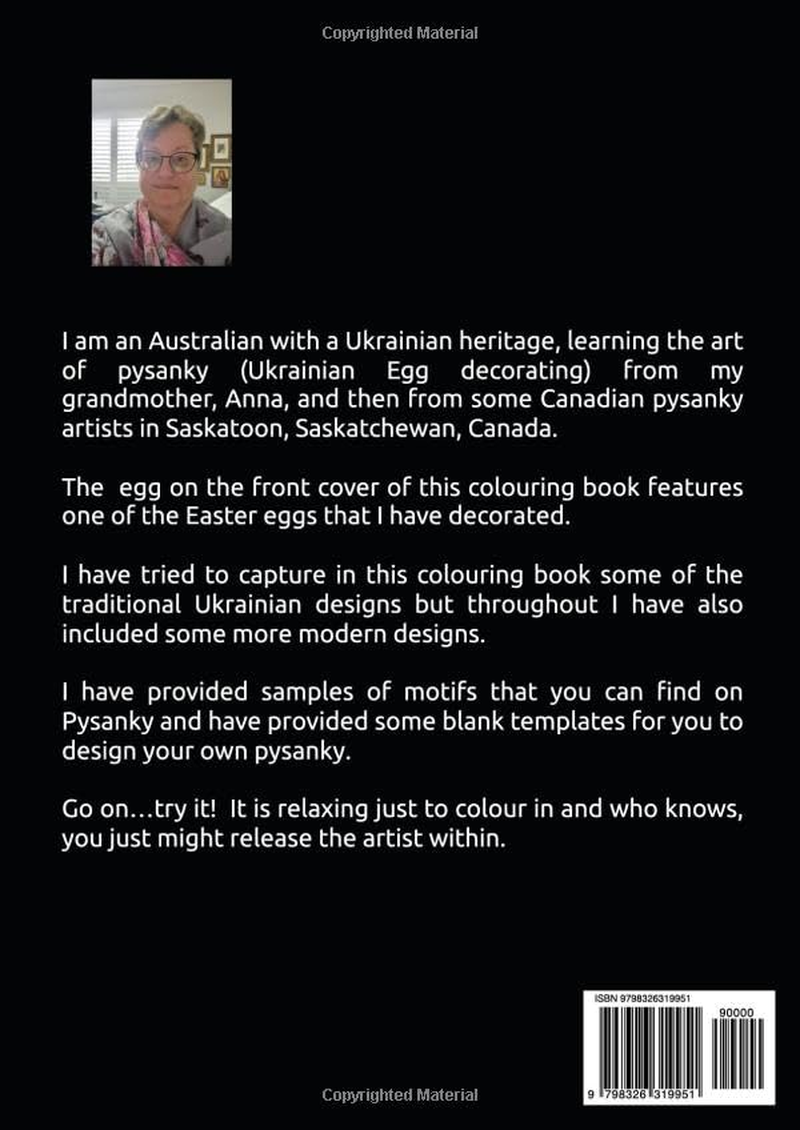 PYSANKY: Ukrainian Egg Painting Colouring Book image number 1