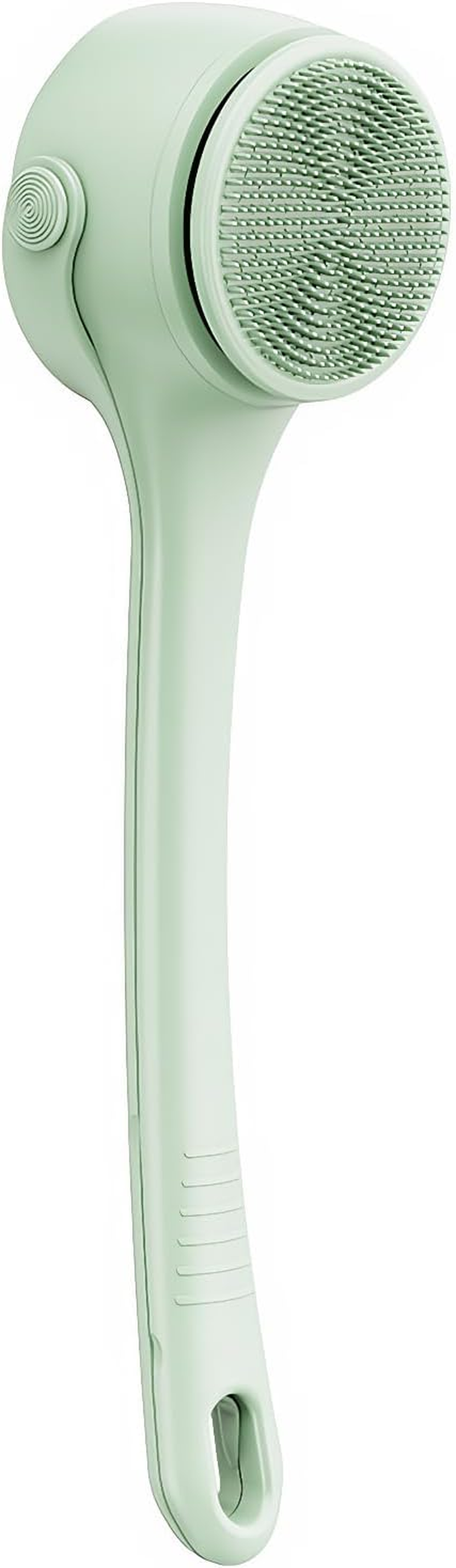 YOJAWE Electric Back Scrubber for Shower &ndash; 2 Handles & 4 Detachable Heads, Deep Cleansing Body Brush, Perfect for All Skin Types(Green) image number 6