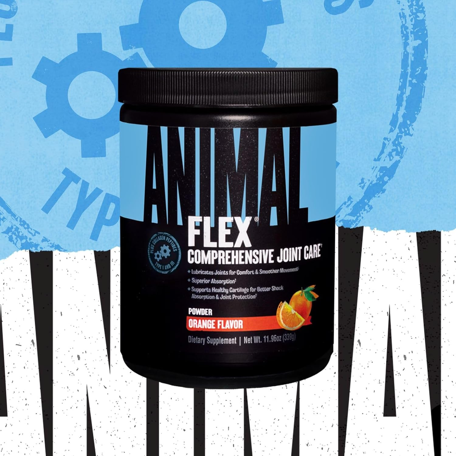 Animal - Flex Complete Joint Support Stack Powder Orange - 381.47 Grams image number 2