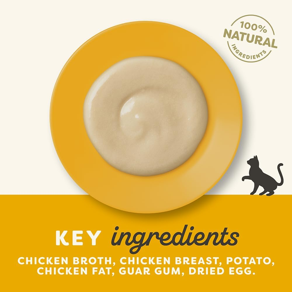 Applaws 100% Natural Grain Free Chicken Recipe Puree Treat, Limited Ingredients Pet Food 4X15G (Pack of 10) image number 6