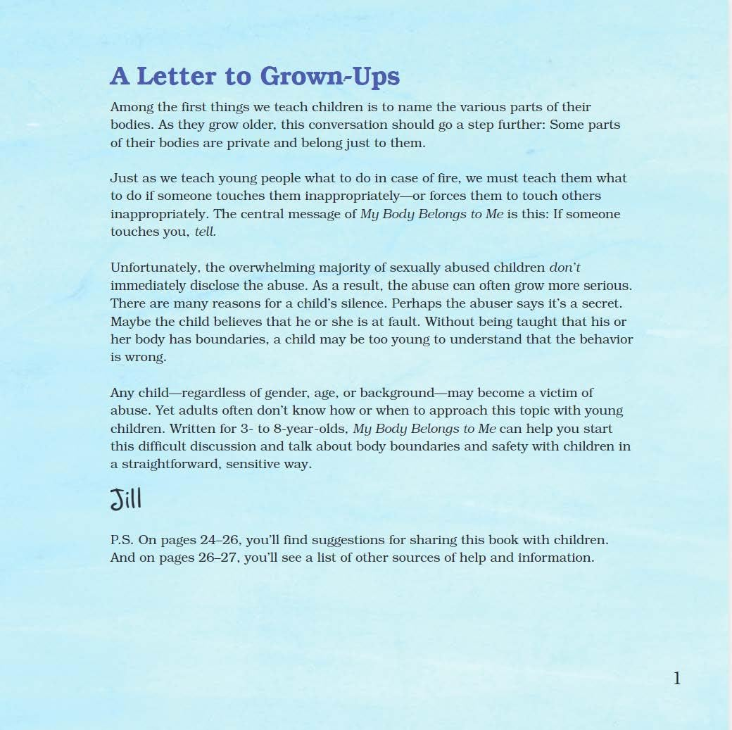 My Body Belongs to Me: a Book about Body Safety image number 4