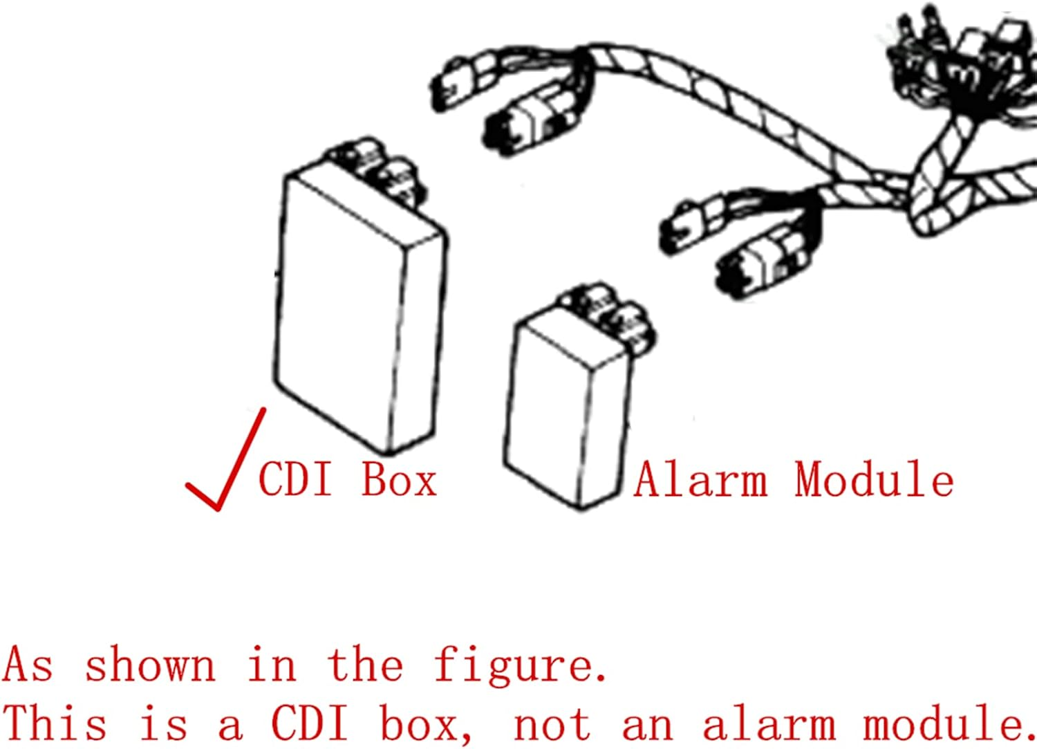 Igniter CDI Box and Ignition Coil Spark Plug for Honda Fourtrax 300 TRX 300 TRX300FW 2X4 4X4 1989 1990 1991 1992 1993 OEM 30410-HC4-770 30510-HC4-000 image number 4