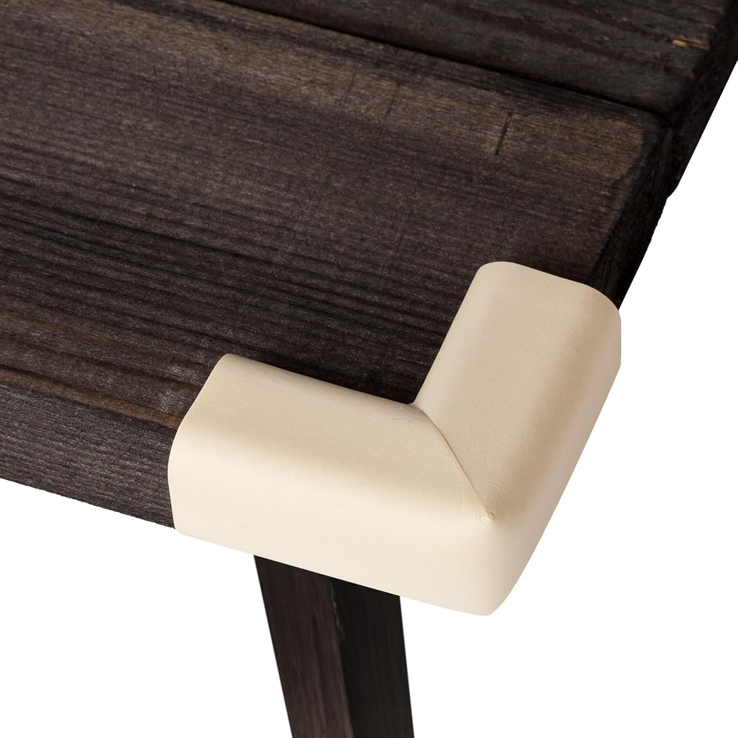 Corner Protector Baby Proof | Corner Guard Child Safety for Babies, Toddlers, Kids | Foam Corner Covers for Furniture, Table, Desk | 8 Pack (Ivory White)