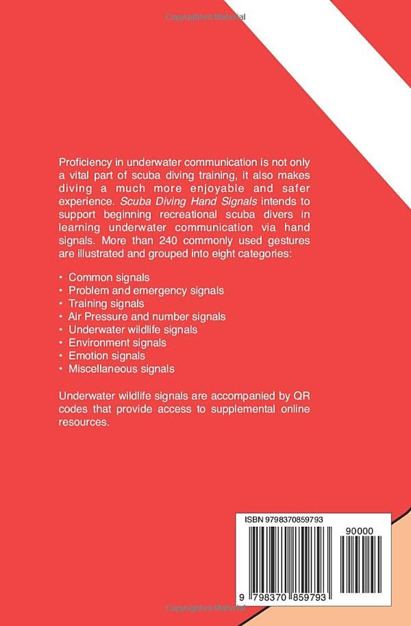 Scuba Diving Hand Signals: Pocket Companion for Recreational Scuba Divers - Black & White Edition