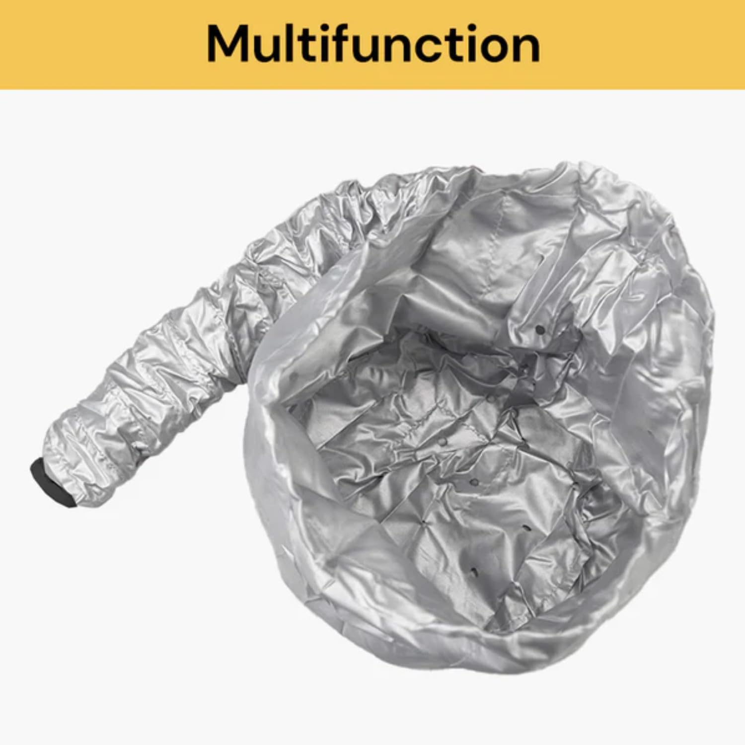 EZONEDEAL Hood Hair Dryer, Headband Integrated Reduces Heat around Ears & Neck, Adjustable Hooded Bonnet for Hand Held Hair Dryer Cap, Hair Dryer Hooded Diffuser Cap for Curly, Speeds up Drying Time image number 4