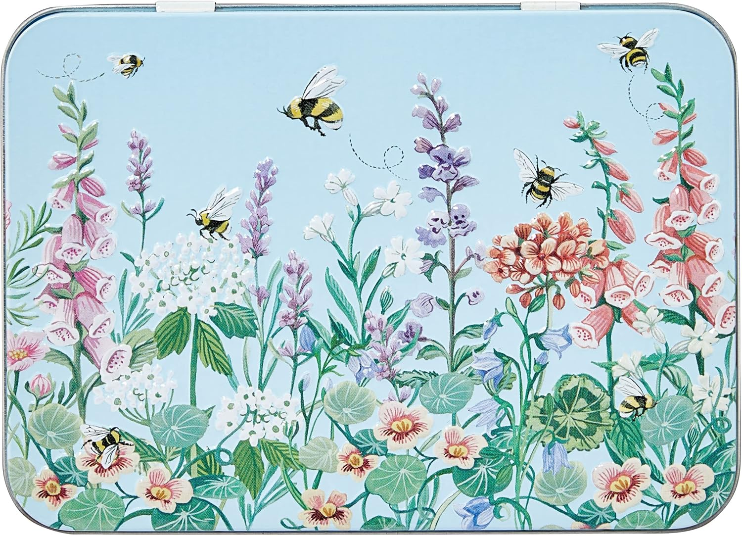 Heathcote & Ivory Busy Bees Hand & Lip Tin | 50Ml Hand Cream & 10Ml Lip Balm | Enriched with Essential Oils | Cruelty Free & Vegan Friendly | Travel Friendly Sizes image number 5