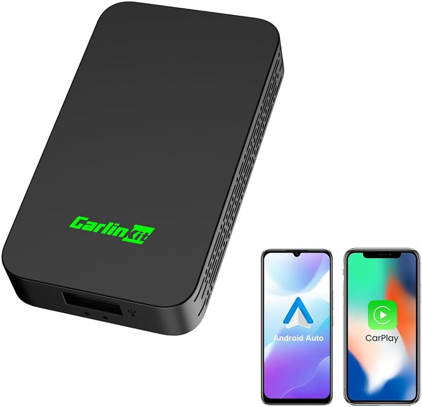 2025 Upgrade Carlinkit 5.0 Wireless Carplay Android Auto Adapter, Wireless CP/AA Adapter, Wireless Android Auto Adapter, Fast Connect, More Stable, Suit for Built-In Wired Carplay/Wired Android Auto image number 2
