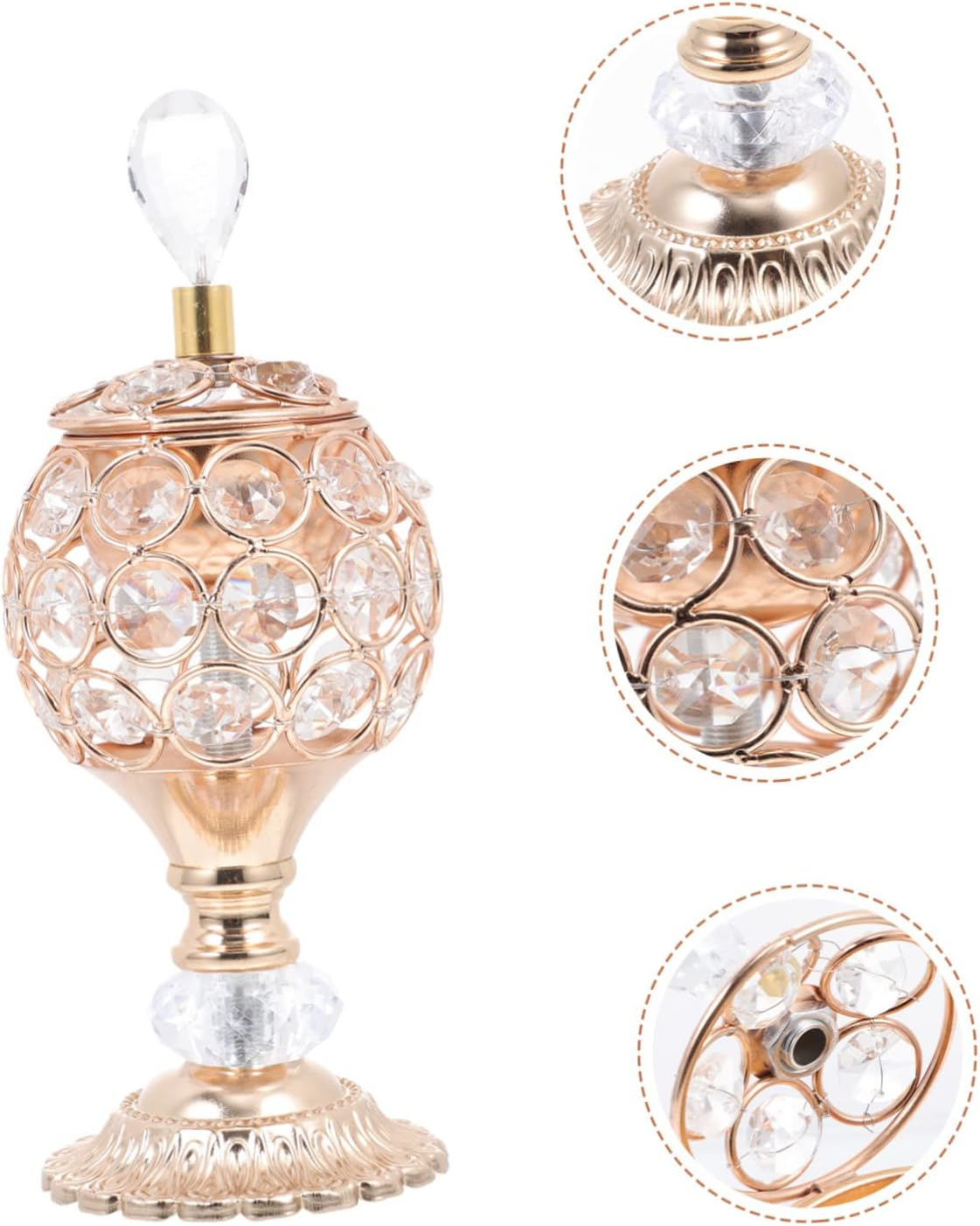 Metal Censer Decorative Incense Burning Base for Home Use Creative Incense Holder Desktop Design for Home Decor and Cones