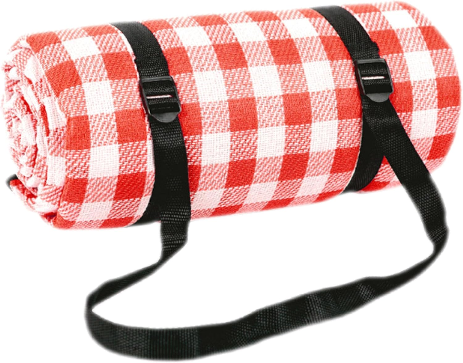Outdoor Bees Premium Picnic Blanket - Waterproof, Lightweight, Compact, 3-Layer Fabric - Extra Large 2M Picnic Rug, Giant Picnic Mat for Outdoor Fun - Black Grid image number 2