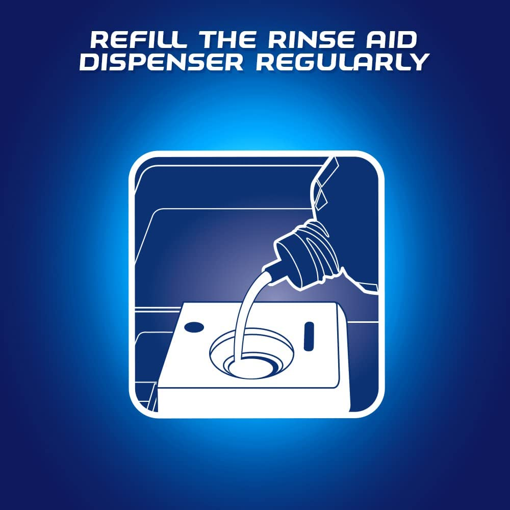 Finish Dishwashing Rinse Aid, Regular Liquid, 500Ml image number 2