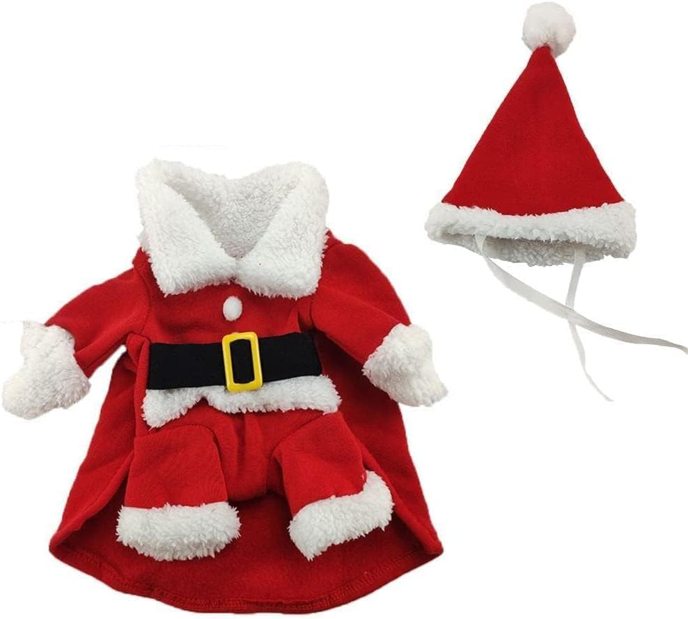 Dog Christmas Pet Clothes Santa Claus Coat Pets Christmas Dog Apparel Dog Costumes Small O9A0 for Or image number 4
