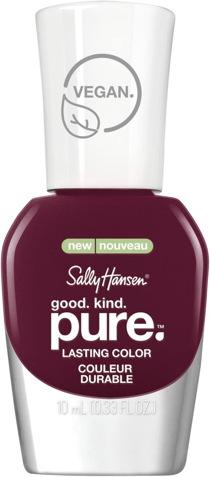 Sally Hansen Good Kind Pure Nail Polish 10 Ml, 330 Beet It image number 3