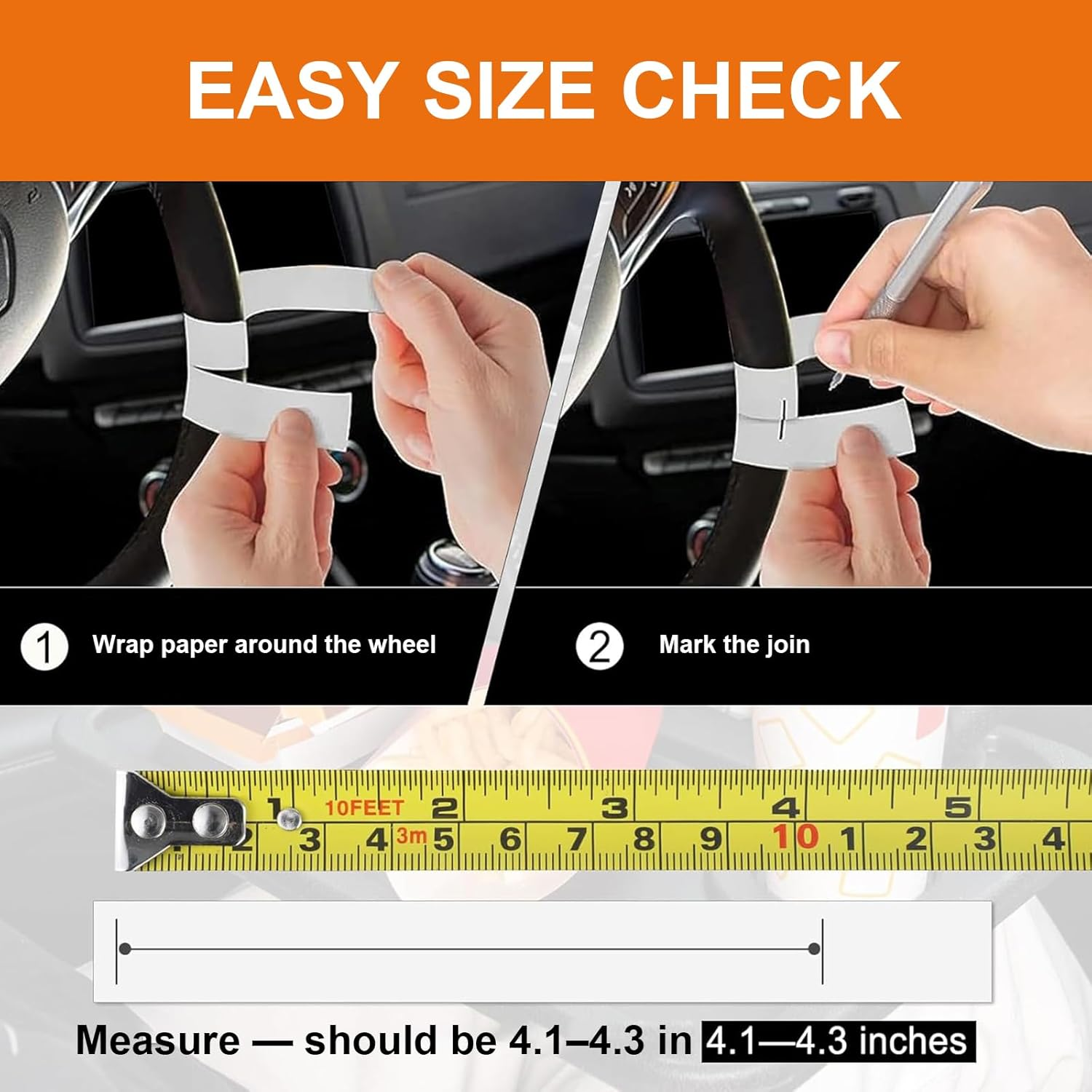 Steering Wheel Tray for Car &ndash; Universal Foldable Car Desk for Eating, Laptop & Work, Portable Black Table for Drivers, Travellers & Road Trips image number 3