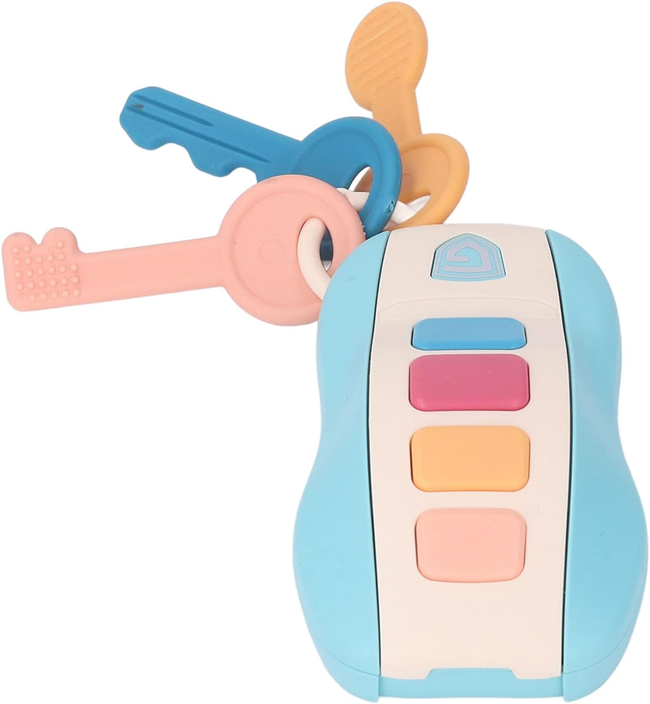 Car Keys Toy, Small Buttons Remote Car Key Toy Early Learning Simulated Sound for Home Play (Blue) image number 3