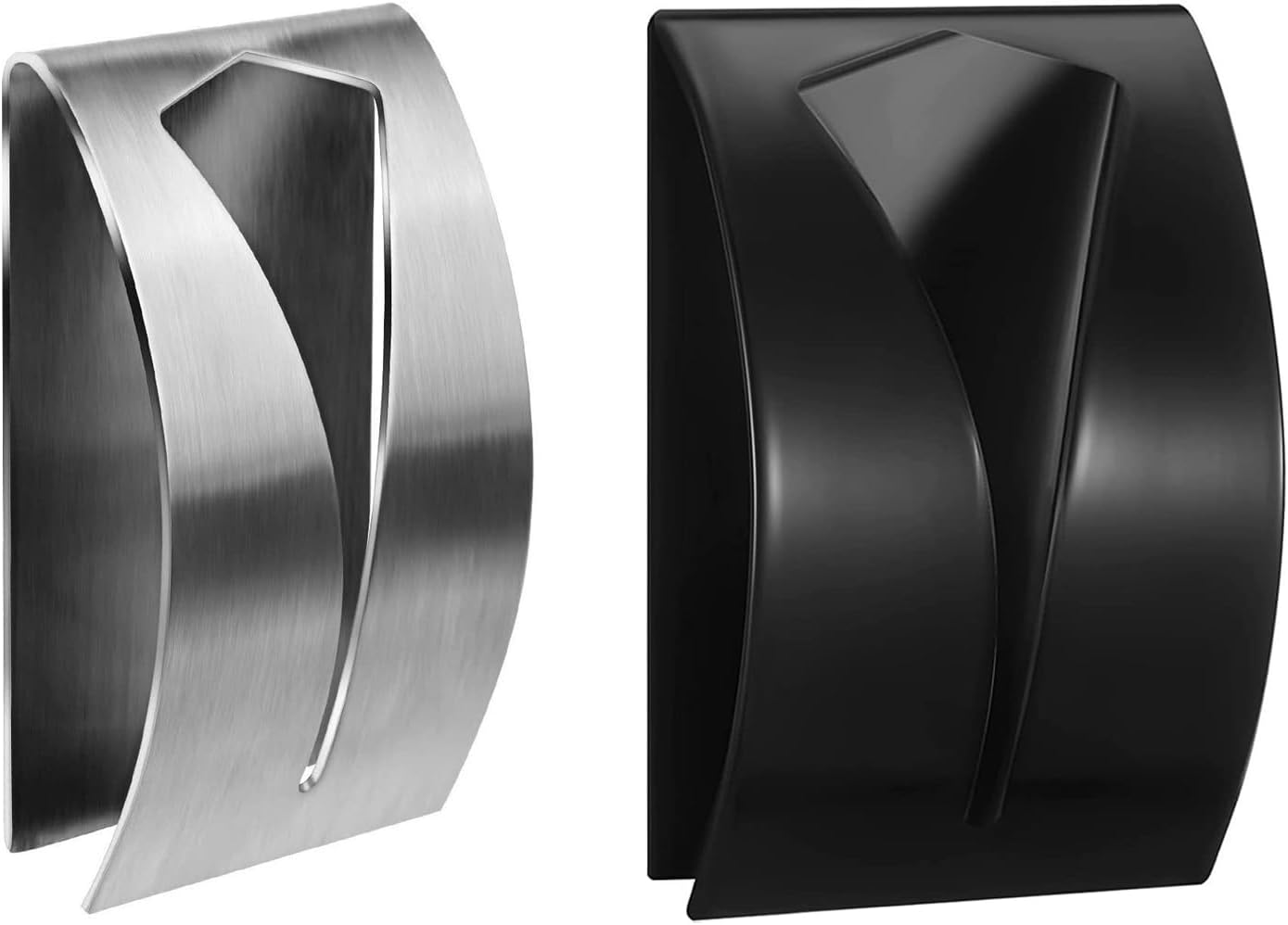 Tongke Towel Hook Stainless Steel Self-Adhesive, 2 PCS Grabber Tea Towel Stick on Hooks for Bathroom Kitchen, Wall Mount Hook No Drilling image number 3