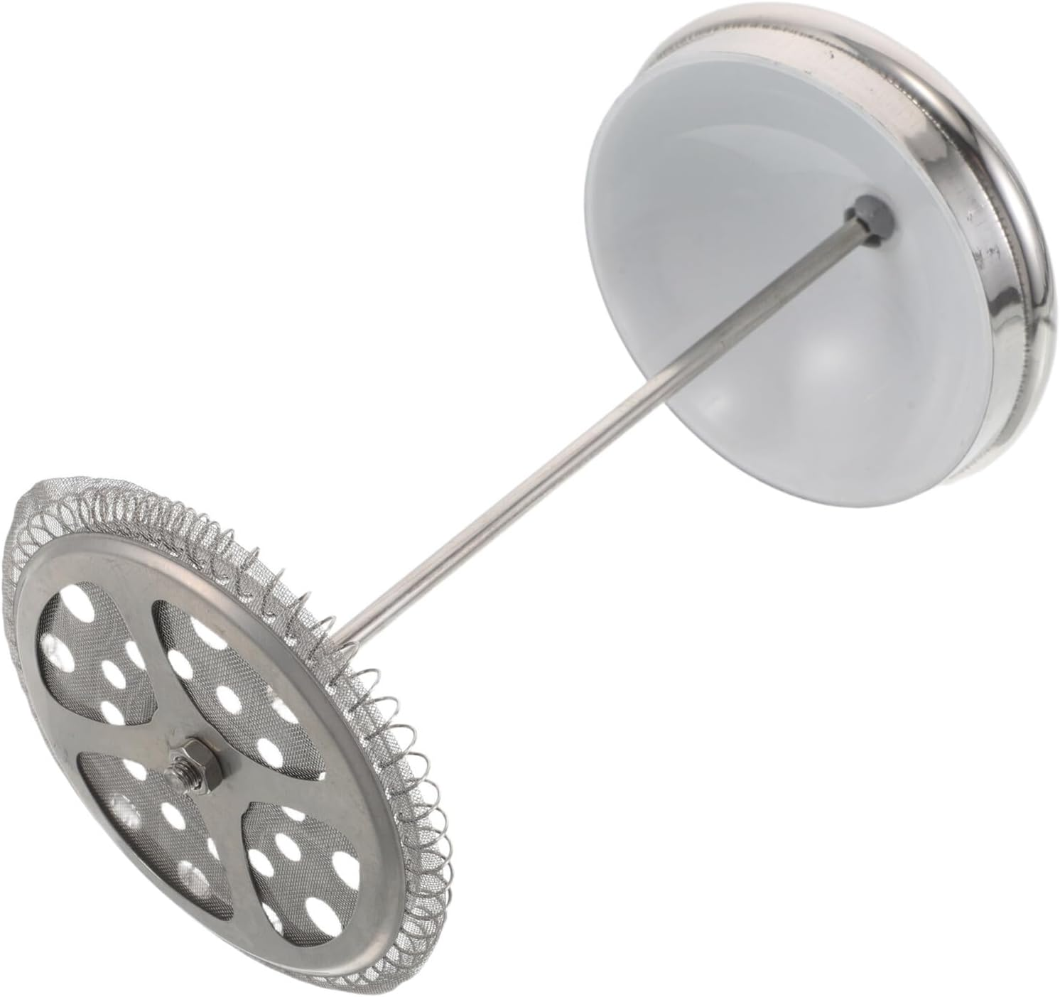 Happyyami Stainless Steel Tea Filter Replacement for Manual Press Pot Reusable Lid with Fine Mesh Screen Coffee and Tea Maker Accessory Easy to Clean and Maintain image number 6