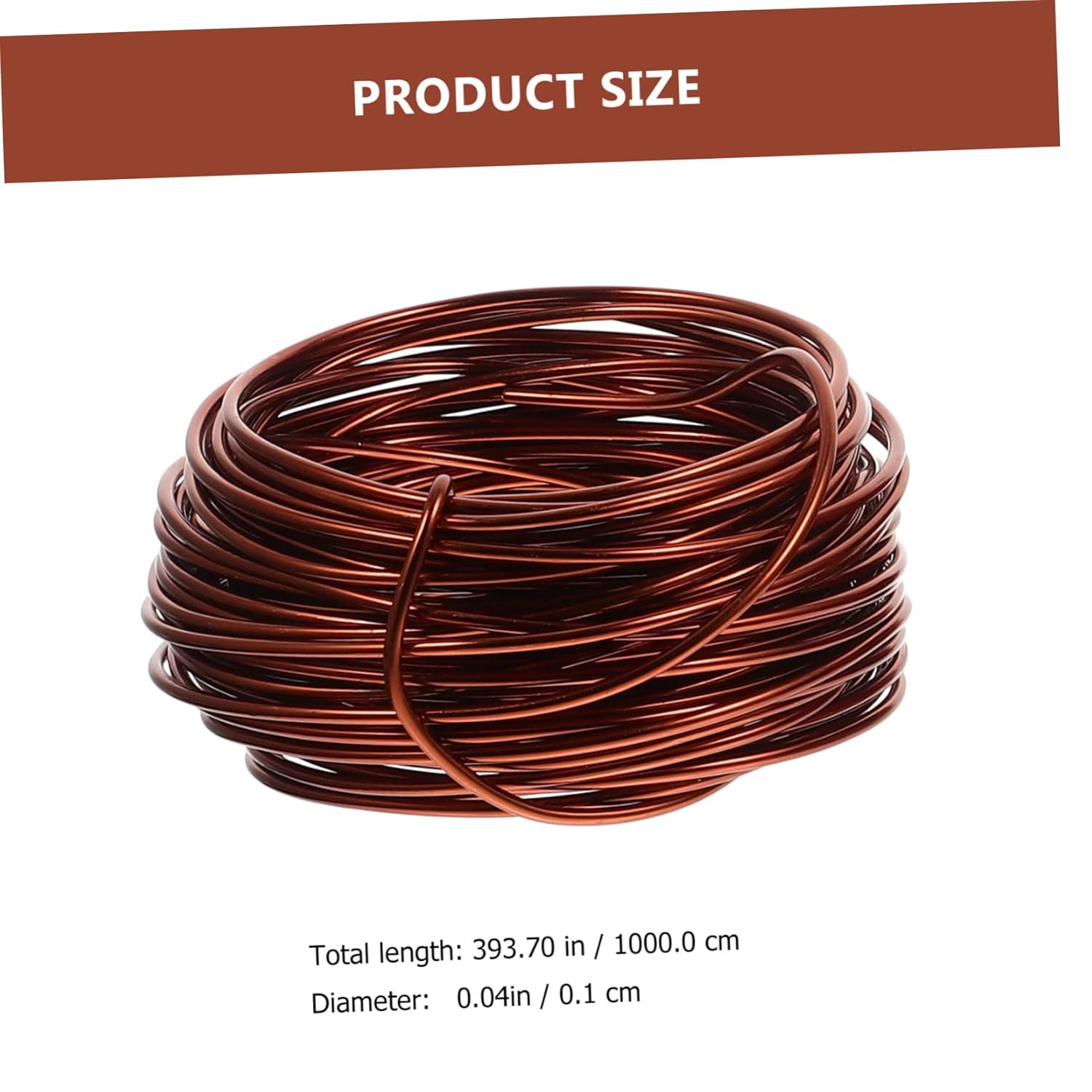 SUPVOX Bonsai Wire Kit for Plant Training and Tree Modeling, 10 Meters Antique Copper Aluminum Wire Set for Bonsai Tree Shaping and Climbing Plant Support in Gardening