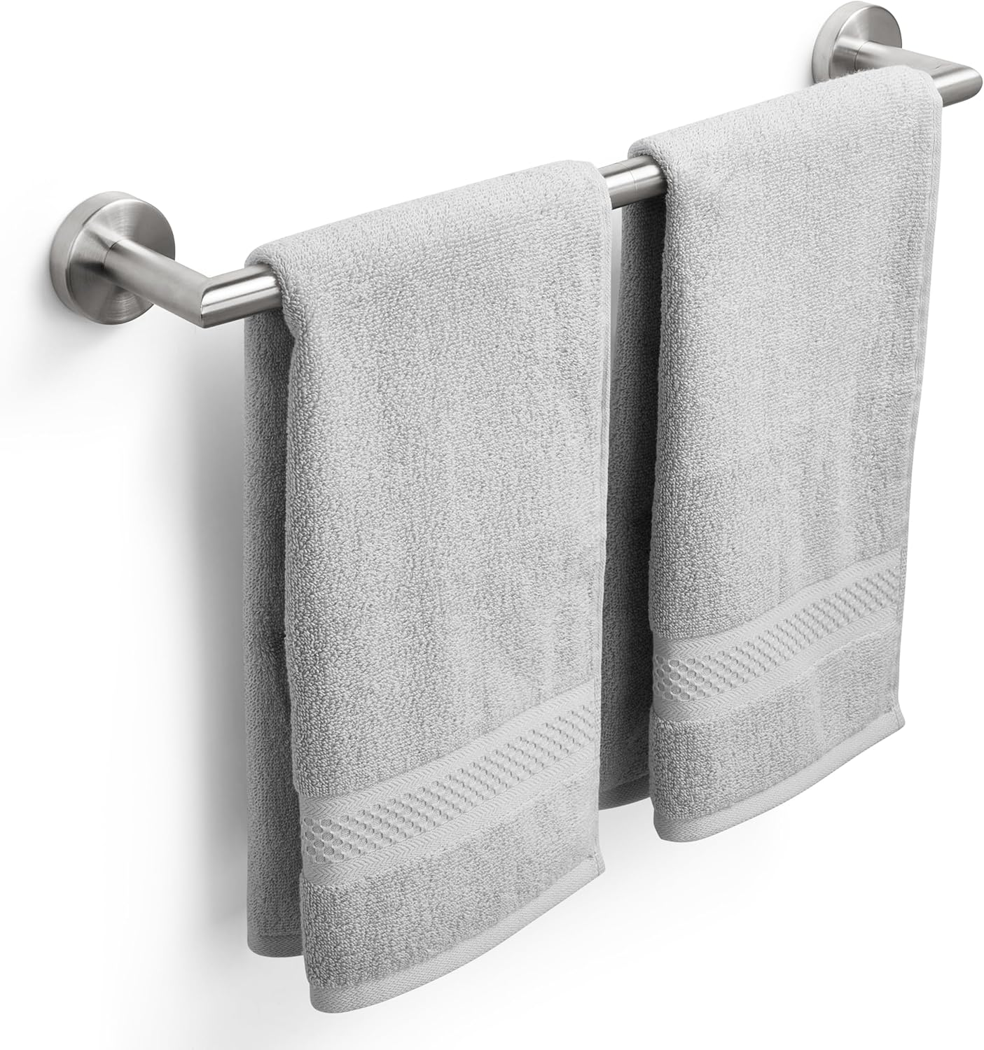 Bathroom Towel Bar 24 Inch Towel Rack Wall Mount Bath Towel Holder Modern Towel Rod Gold Bath Towel Hanger Stainless Steel Brushed Brass Bathroom Accessories Towel Rail Single Towel Bars Brushed Gold