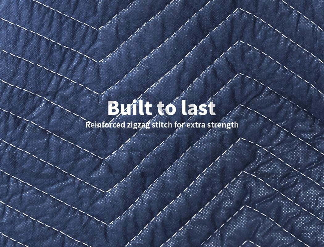 Traderight 5Pcs Moving Blanket Furniture Protection Quilted Removalist Pad 1.8Mx3.4M image number 3