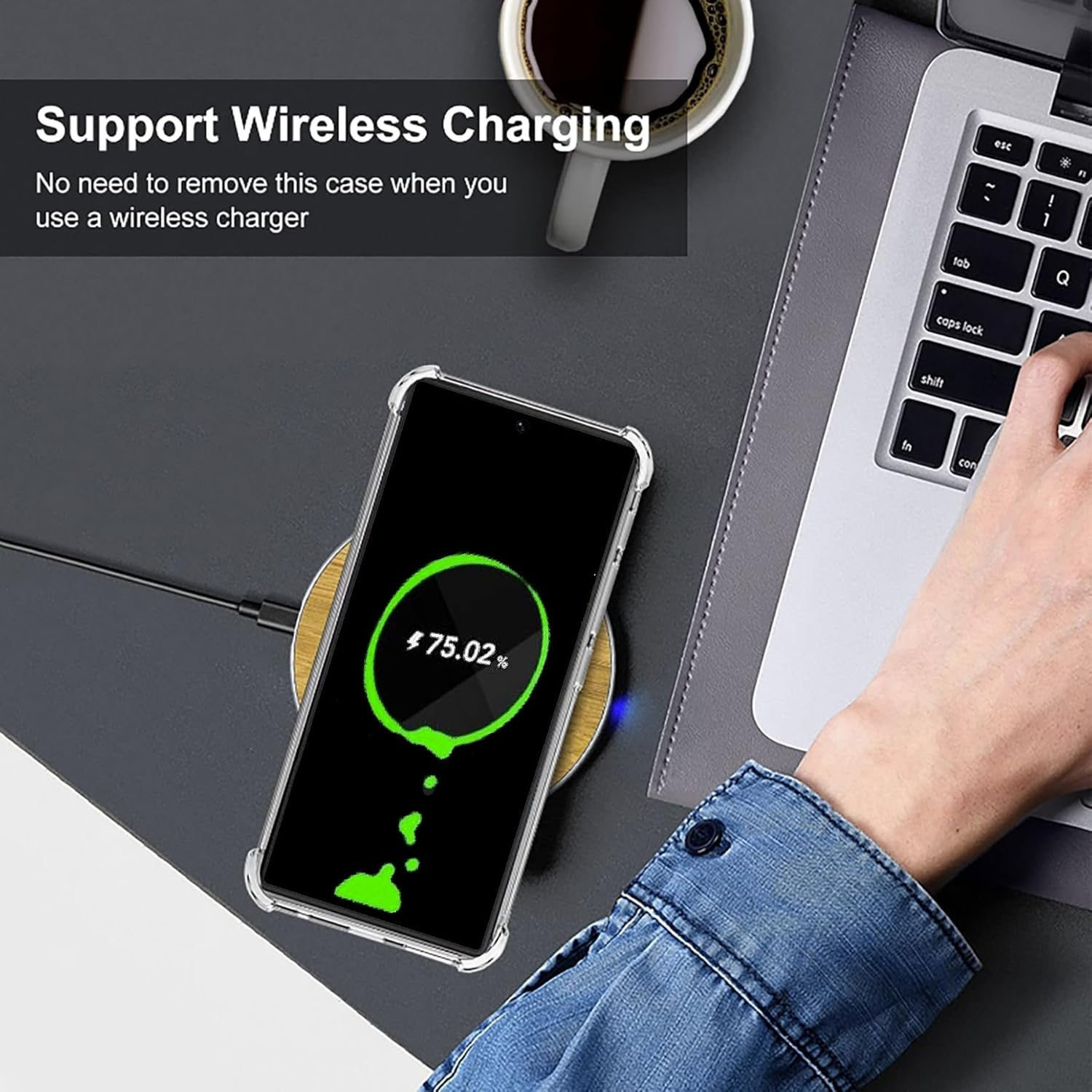 For Samsung S23 Ultra Case,Samsung Galaxy S23 Ultra Case,Clear[Anti-Yellowing][Shockpoof][Military Grade Protection] Reinforced Corners Slim Fit Flexible TPU Bumper Phone Case for S23 Ultra,Clear image number 2