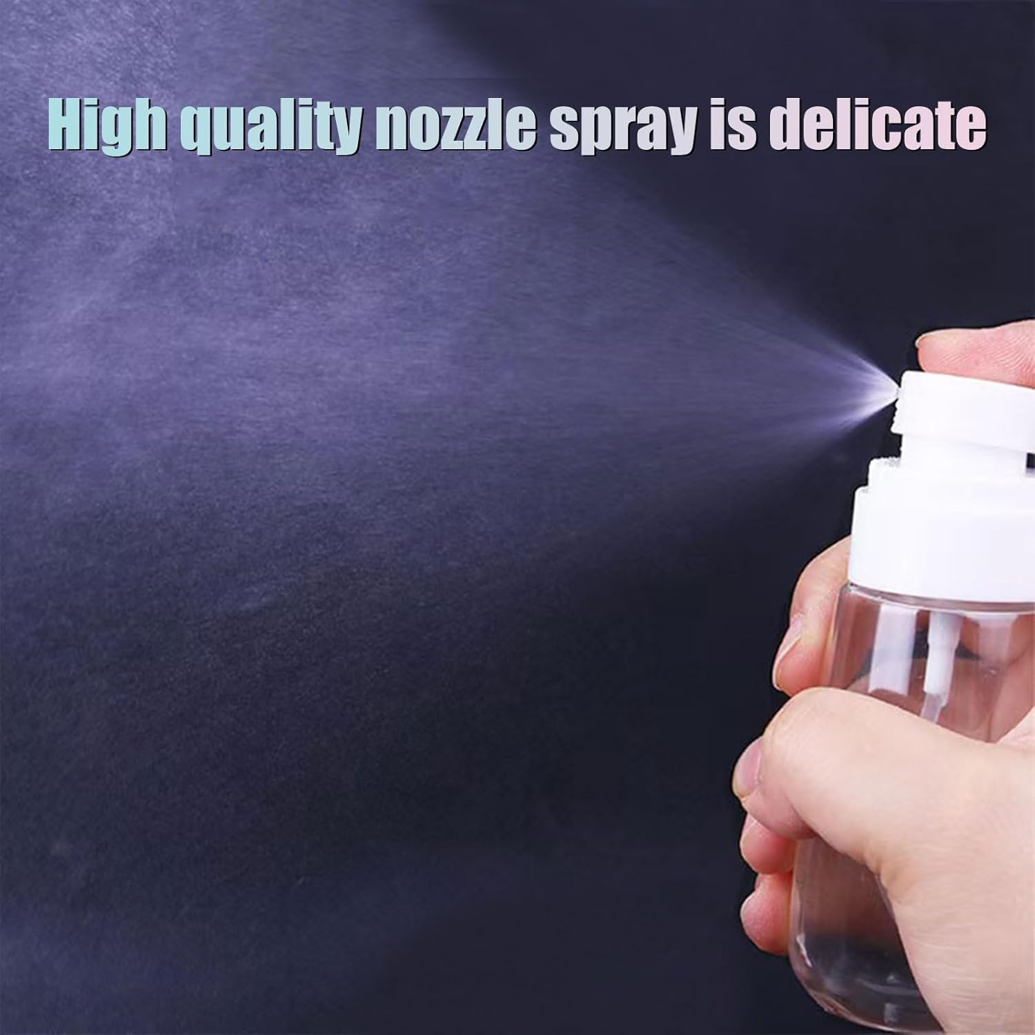 Luzcauwy 2-Pack 30Ml Mini&ndash;Fine Mist Spray Bottles &ndash; Clear Empty Travel Containers, Refillable Atomizers for Toner, Perfume, Skincare, Essential Oils &ndash; Leakproof Design image number 1