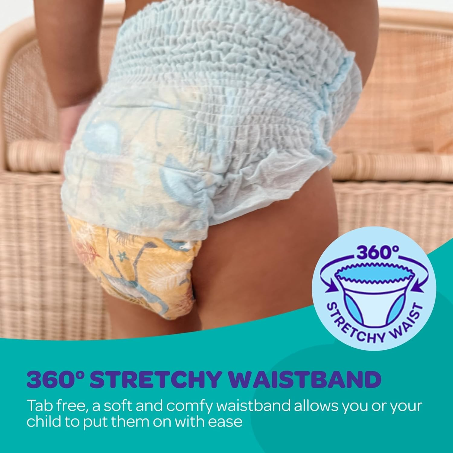 Babylove Swim Pants Medium (9-14Kg) | 30 Pieces (3 X 10 Pack) image number 2