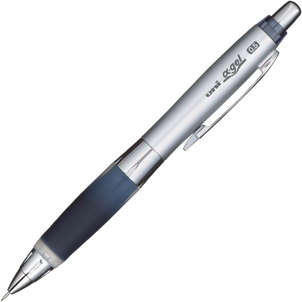 Uni Pilot Alpha-Gel Shaker Mechanical Pencil 0.5Mm Soft Grip, White (M5617GG1P.1)