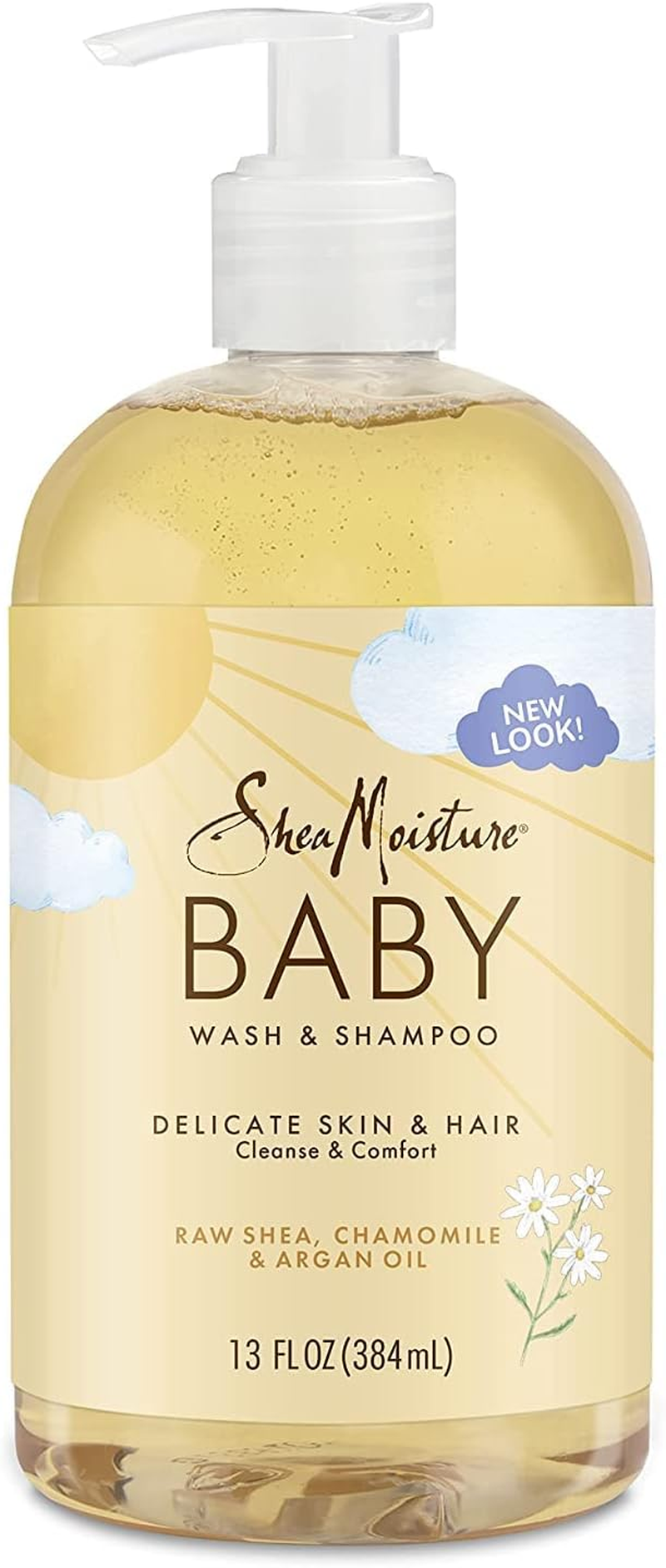 Shea Moisture Baby Shampoo & Wash 13 Ounce Chamomile & Argan Oil (384Ml) (6 Pack) image number 4