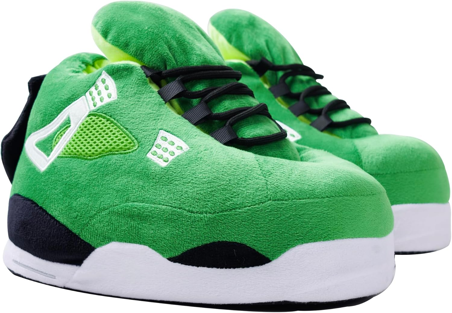 WSOARLQ Sneaker Slippers, Trendy Plush Home Shoes Anti-Slip Soft Comfy Slides Warm Winter House Footwear One Size Fits Women Men