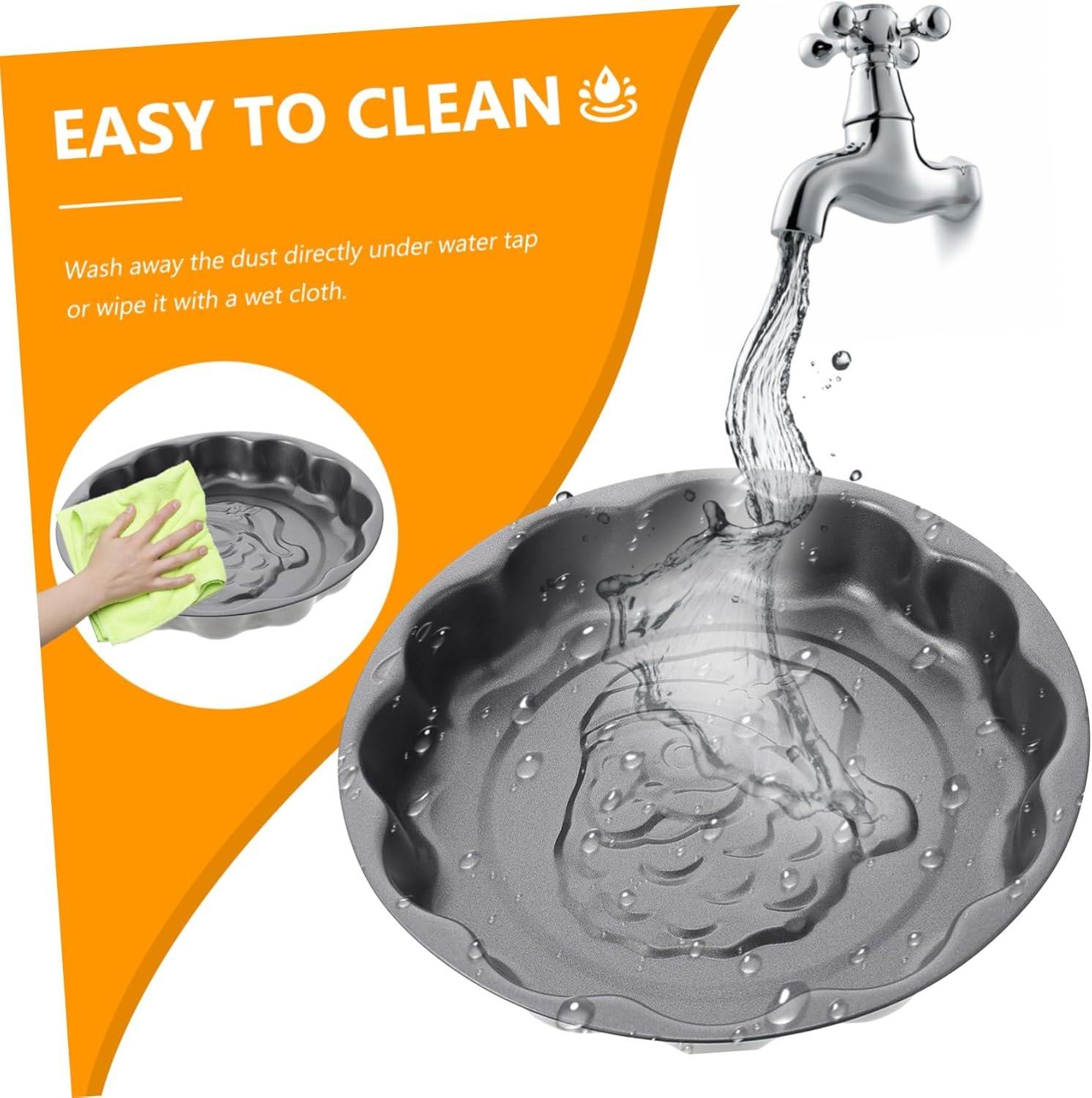 Santa Claus Cake Pan Easy to Clean Stainless Steel Mold DIY Baking Supply Unique Design for Chic Cakes image number 5