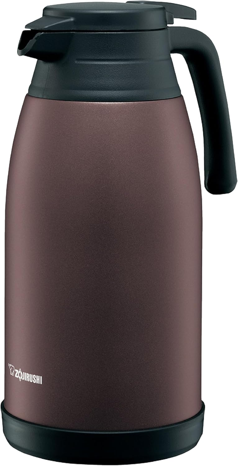 ZOJIRUSHI SH-HC15 Stainless Steel Vacuum Carafe/Handy Pot, BM: Matte Black, 1.5L Capacity