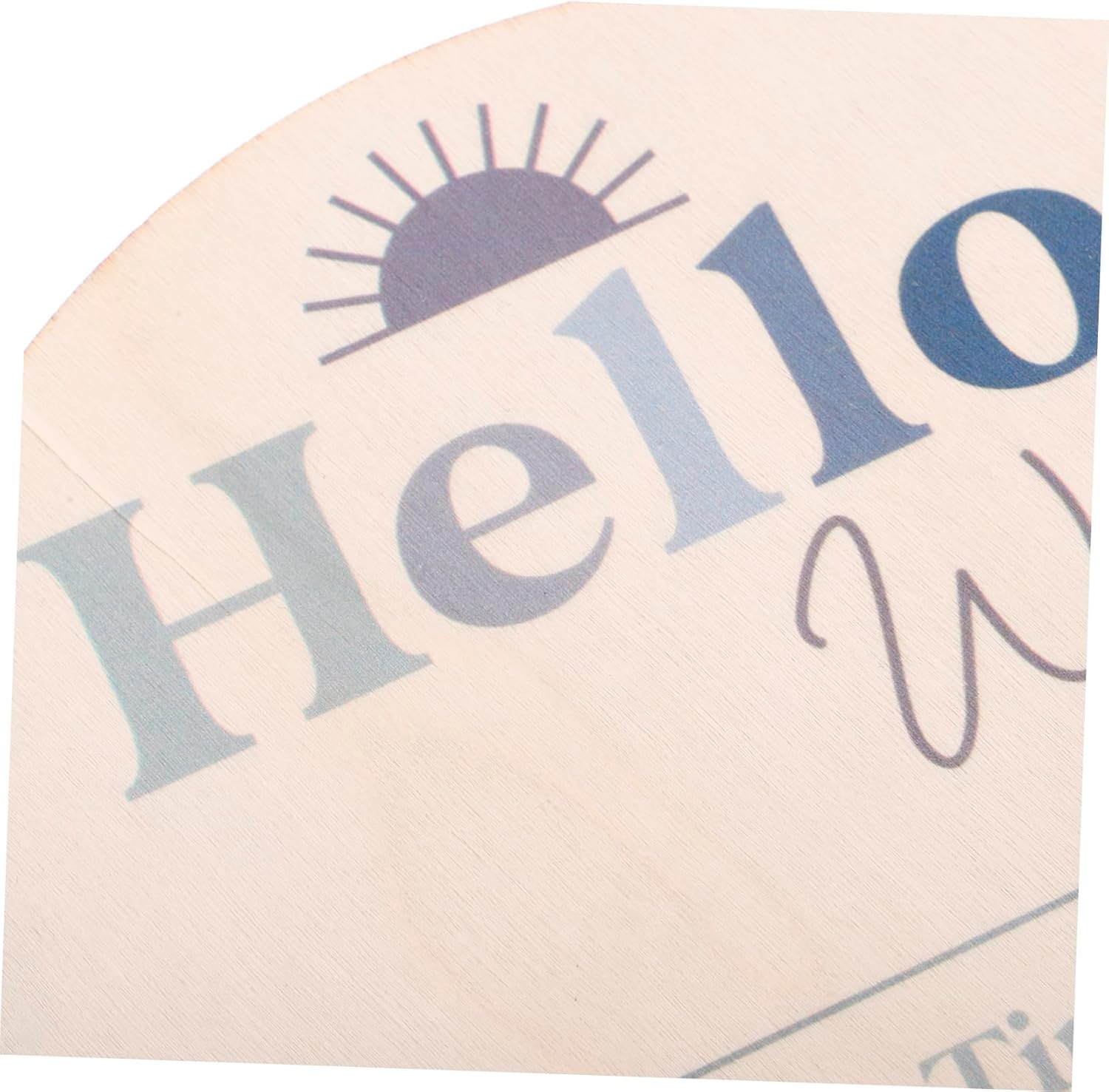 Unique Floral Design Milestone Discs Shower Props Wood Table Decor Elegant Nursery Decor Parent image number 6