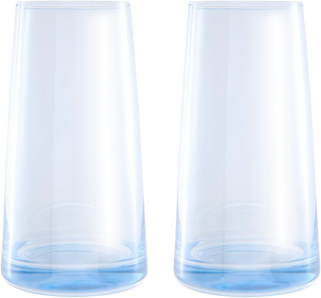 Maxwell & Williams Glamour Highball Glass 480ML Set of 2 Blue Gift Boxed image number 4