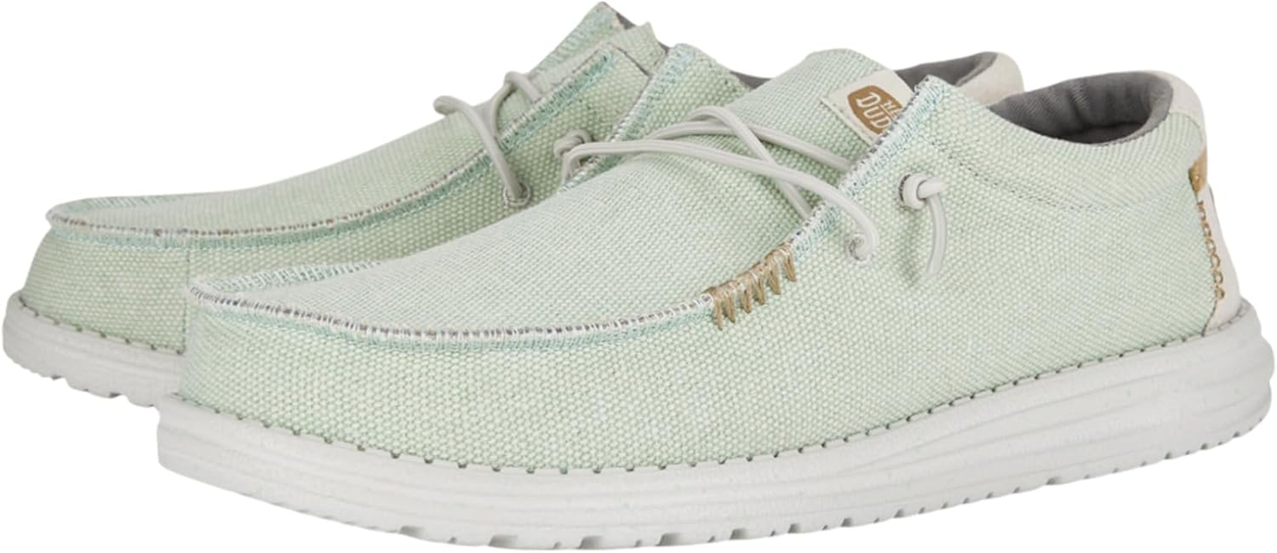 Hey Dude - Wally Coastline Jute Men'S - Slip on Shoes - Moccasin Style, Stone White, 11 US image number 5