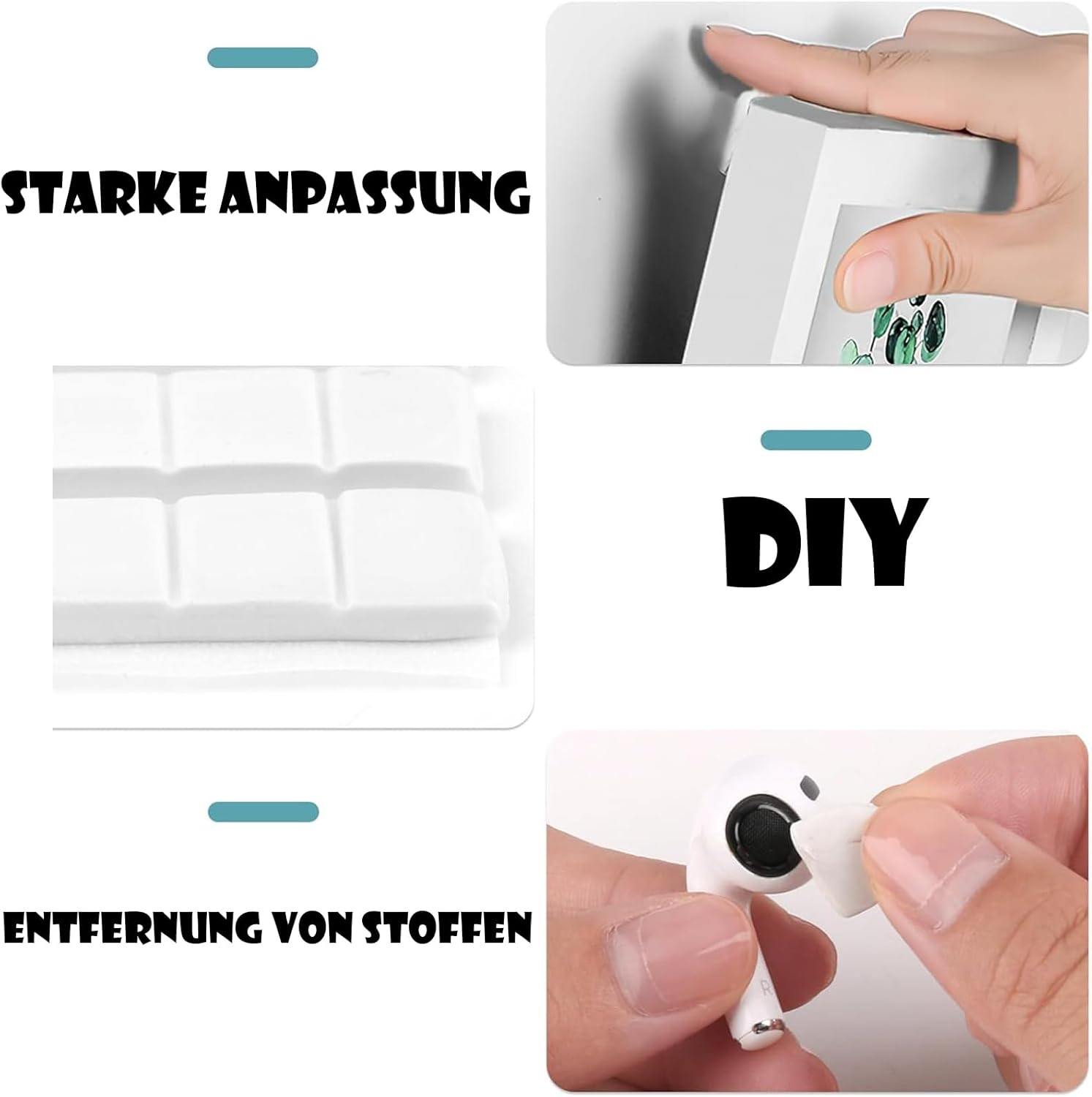 Cleaning Clay, Mobile Phone Cleaning Set, Cleaning Clay for Mobile Phone, Smartphone, Headphones, Professional Cleaning Set Gadgets Practical Technology Gadgets image number 5