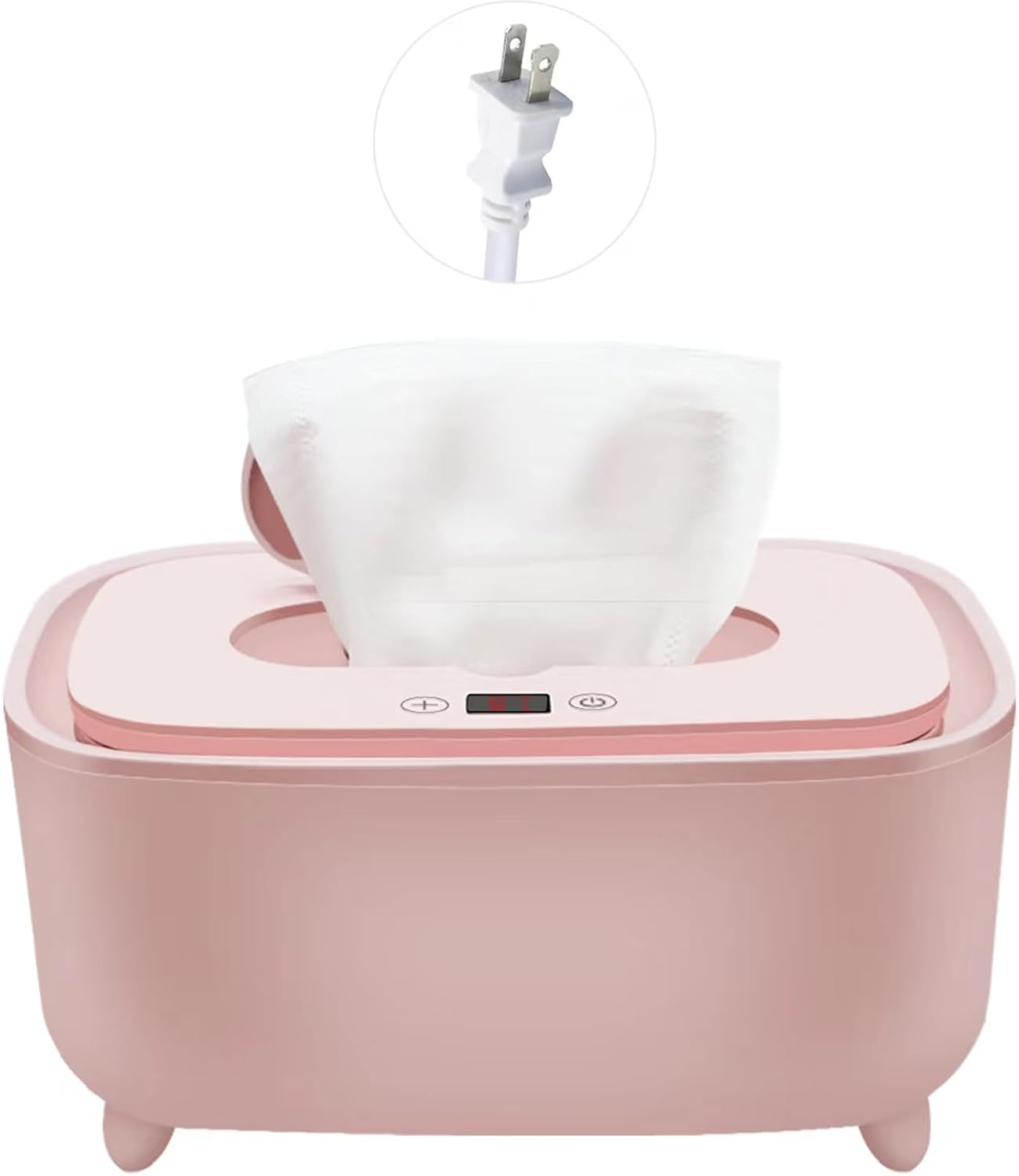 2024 New Wipe Warmer - Premium Baby Wet Wipes Dispenser, Diaper Warmer for Home Use - Essential Calentador De Wipes Para Bebes - Travel Friendly with USB Supply image number 4