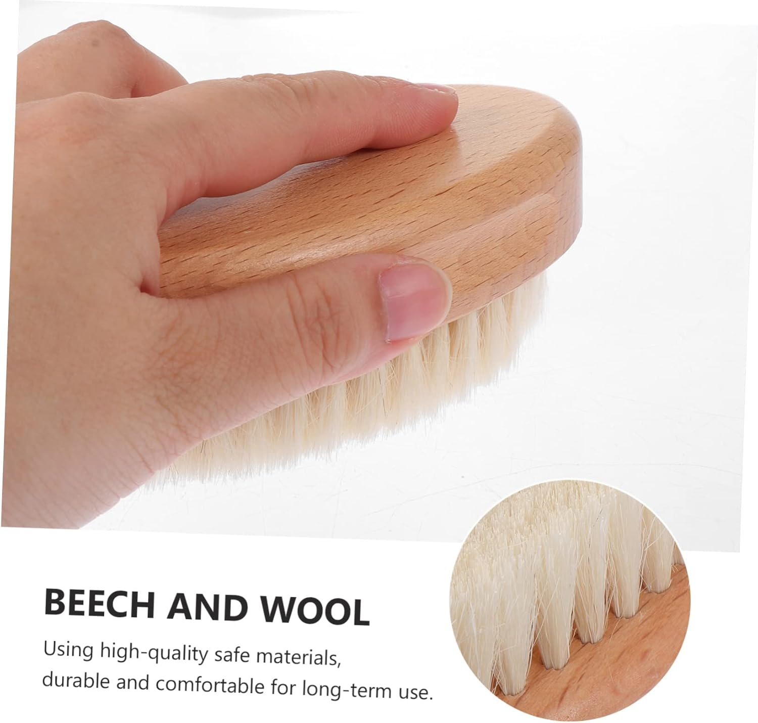 Bestonzon 2Pcs Detangling Hair Brush Hair Brush Women Barber Duster Cleaning Salon Duster Cutting Dust Cleaning image number 6