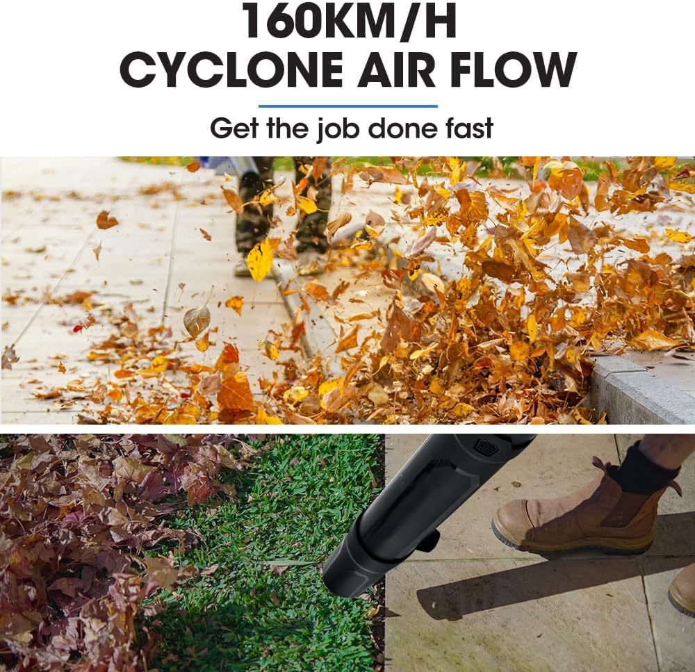 Powerblade 20V Leaf Blower & Line Trimmer/Edger Combo, Kit with 4.0Ah Battery & Fast Charger