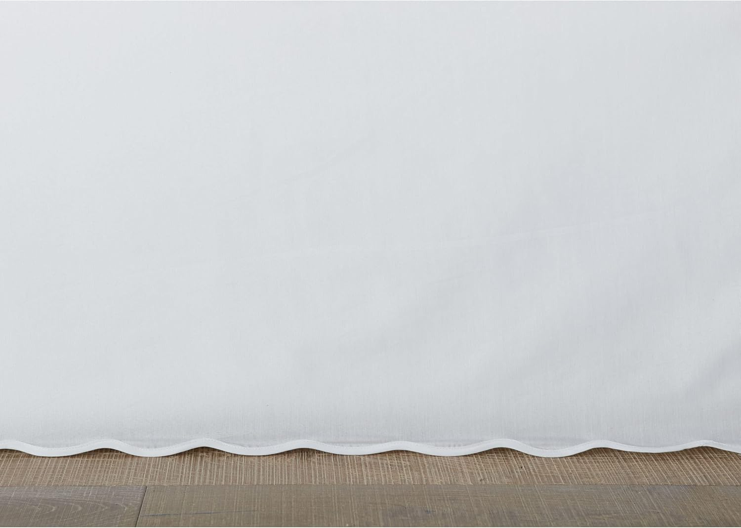 Stone Cottage - Queen Bedskirt, Cotton Tailored Bedskirt with Split Corners, Simple Stylish Home Decor (Solid White, Queen) image number 6