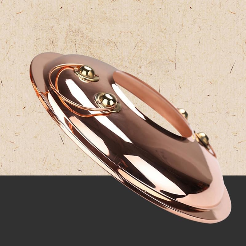 AIMALL Stainless Steel Charcoal Chinese Copper Hot Pot Old Beijing Cookware Camping HOT image number 2