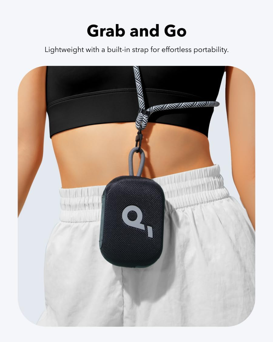 Soundcore Select 4 Go Bluetooth Speaker, Ultra Portable, up to 20 Hours of Playtime, IP67 Waterproof and Dustproof, Floatable, Powerful Sound, Ideal for Indoors and Outdoors, Hiking,And Biking image number 6