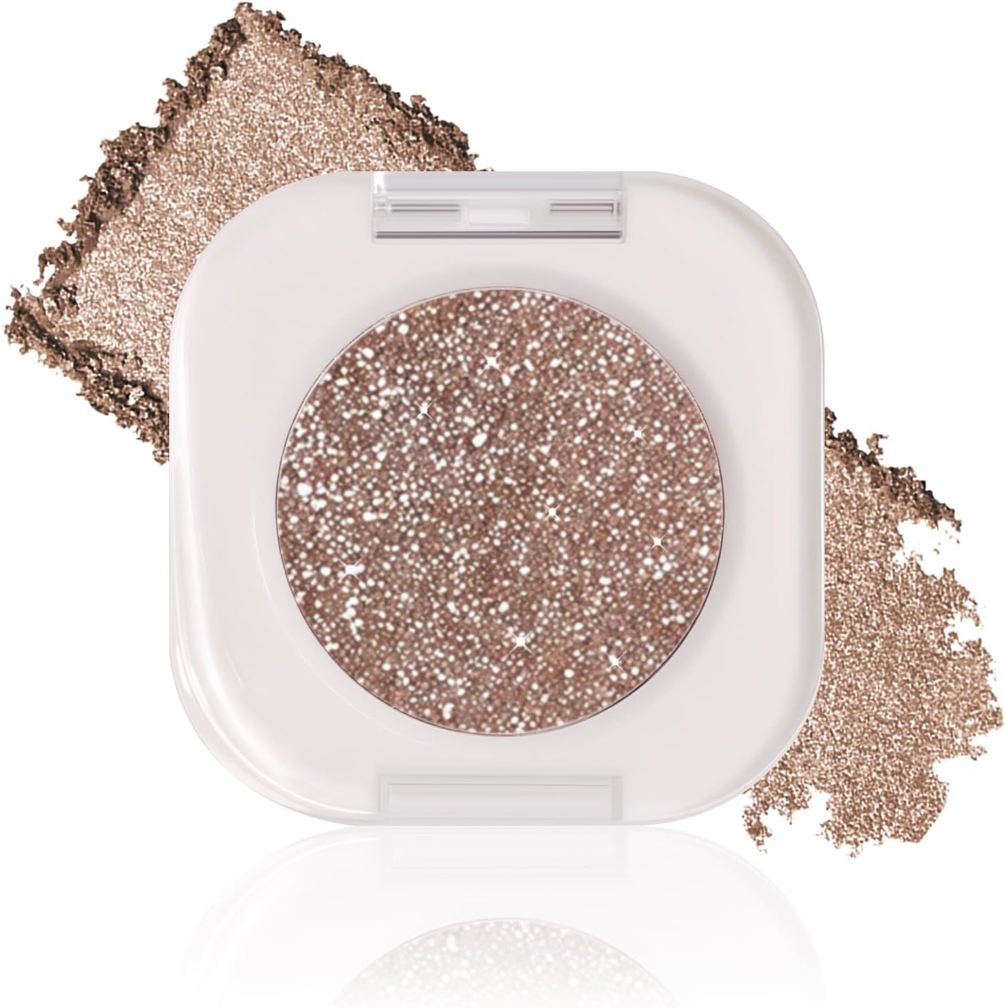 DAGEDA Single Shimmer Eyeshadow,Smooth,High-Pigment Eye Shadow, Sparkly Glitter Eyeshadow Makeup,Long Wear Shimmer Finish Sparkly Eye Makeup(Sun Glow)