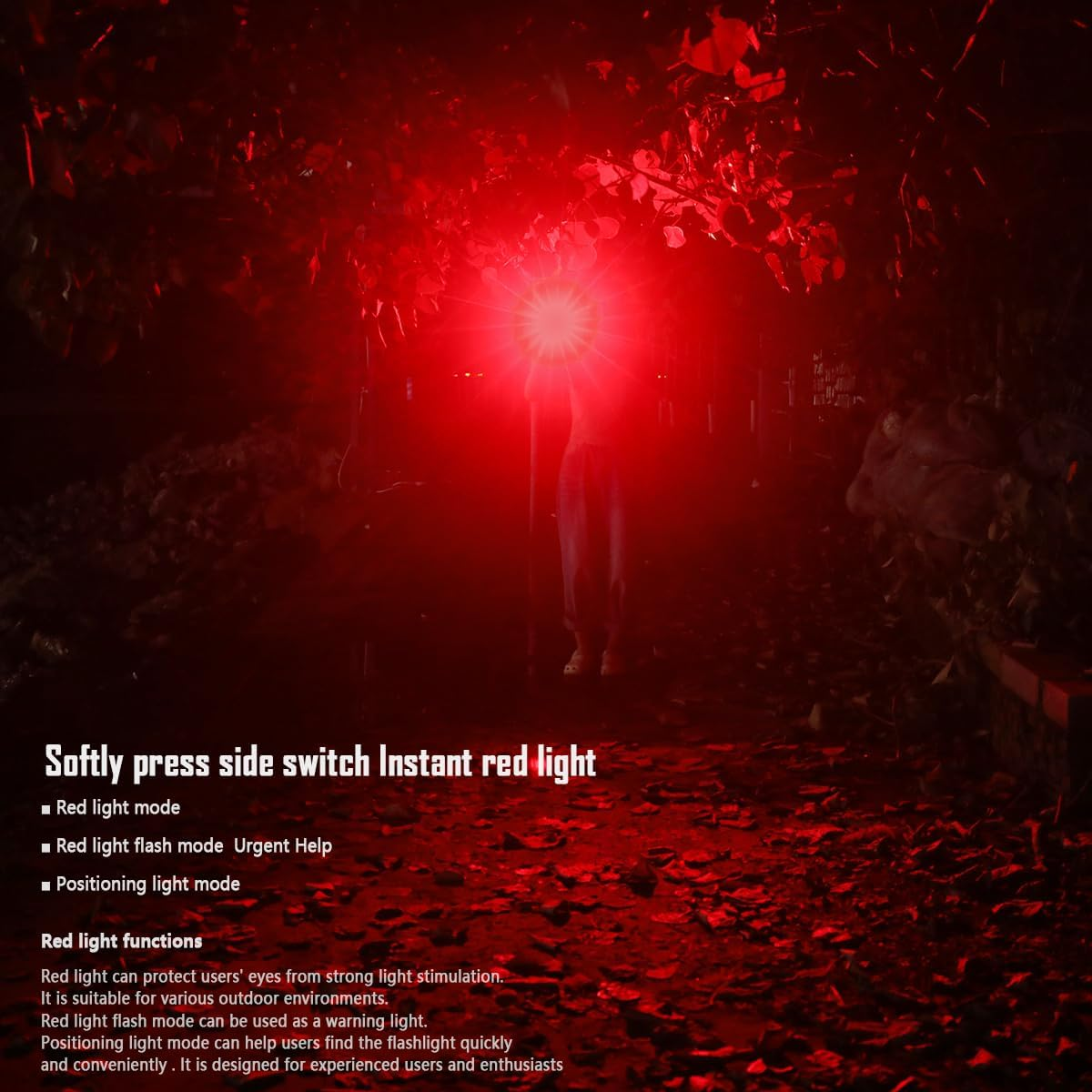 IMALENT BL70 EDC 6000 Lumens Rechargeable Torch, Small Pocket Size Mini Red Light Travel LED Flashlight Waterproof, Lightweight Tactical Torch for Camping, Fishing, Hiking image number 1