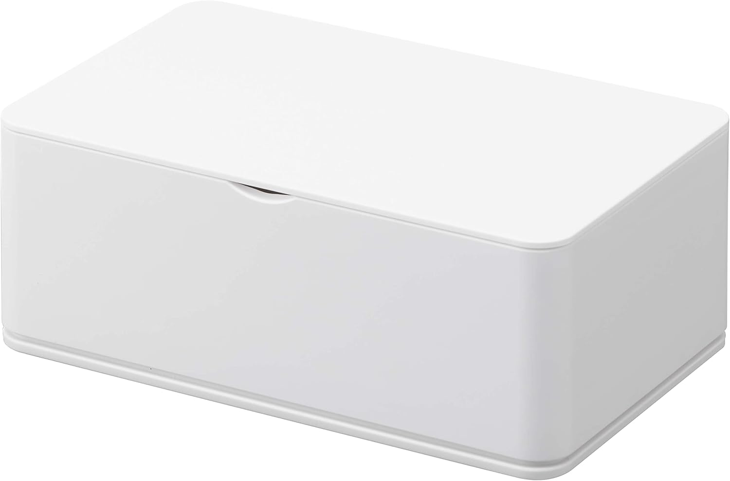 Yamazaki Industries 5578 Wet Wipes Case, White, Approx. W 6.3 X D 3.9 X H 2.4 Inches (16 X 10 X 6 Cm), Smart Smart Paper Stopper Included