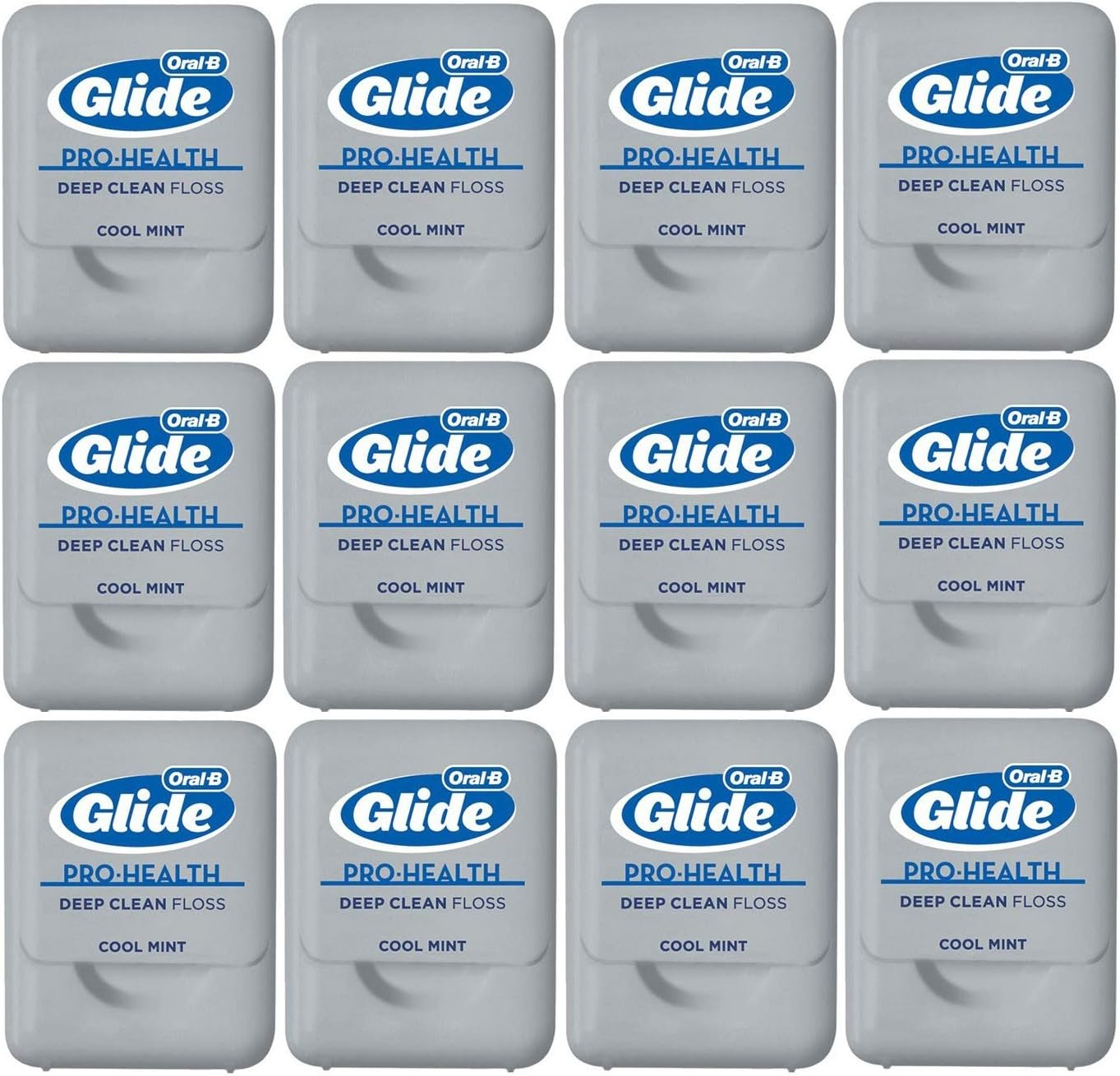 Glide Oral-B Pro-Health Deep Clean Floss, Cool Mint, Small Size 4 Meters (4.3 Yards) - Pack of 12 image number 2
