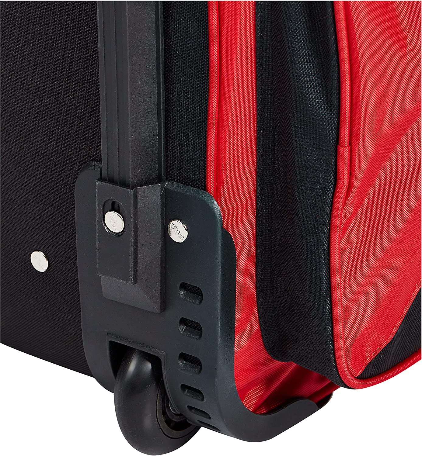 Fila 26" Lightweight Rolling Duffel Bag, Red, One Size, 26" Lightweight Rolling Duffel Bag - Black image number 3