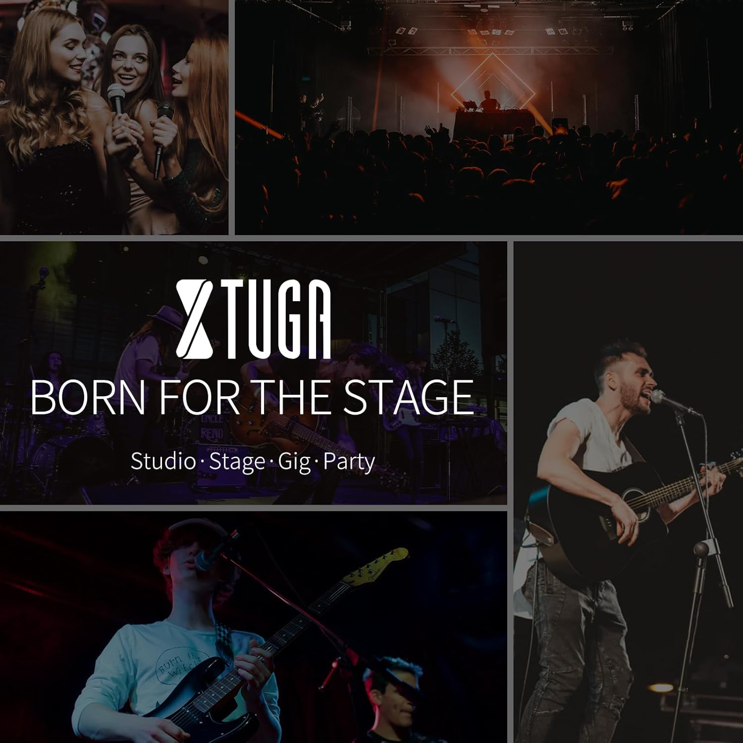 XTUGA IEM1200 UHF Mono Wireless in Ear Monitor System 2 Channel 5 Bodypacks Monitoring with in Earphone, 40 Frequencies, Rack Mountable, up to 300Ft Operation, Suitable for Church and Band image number 6