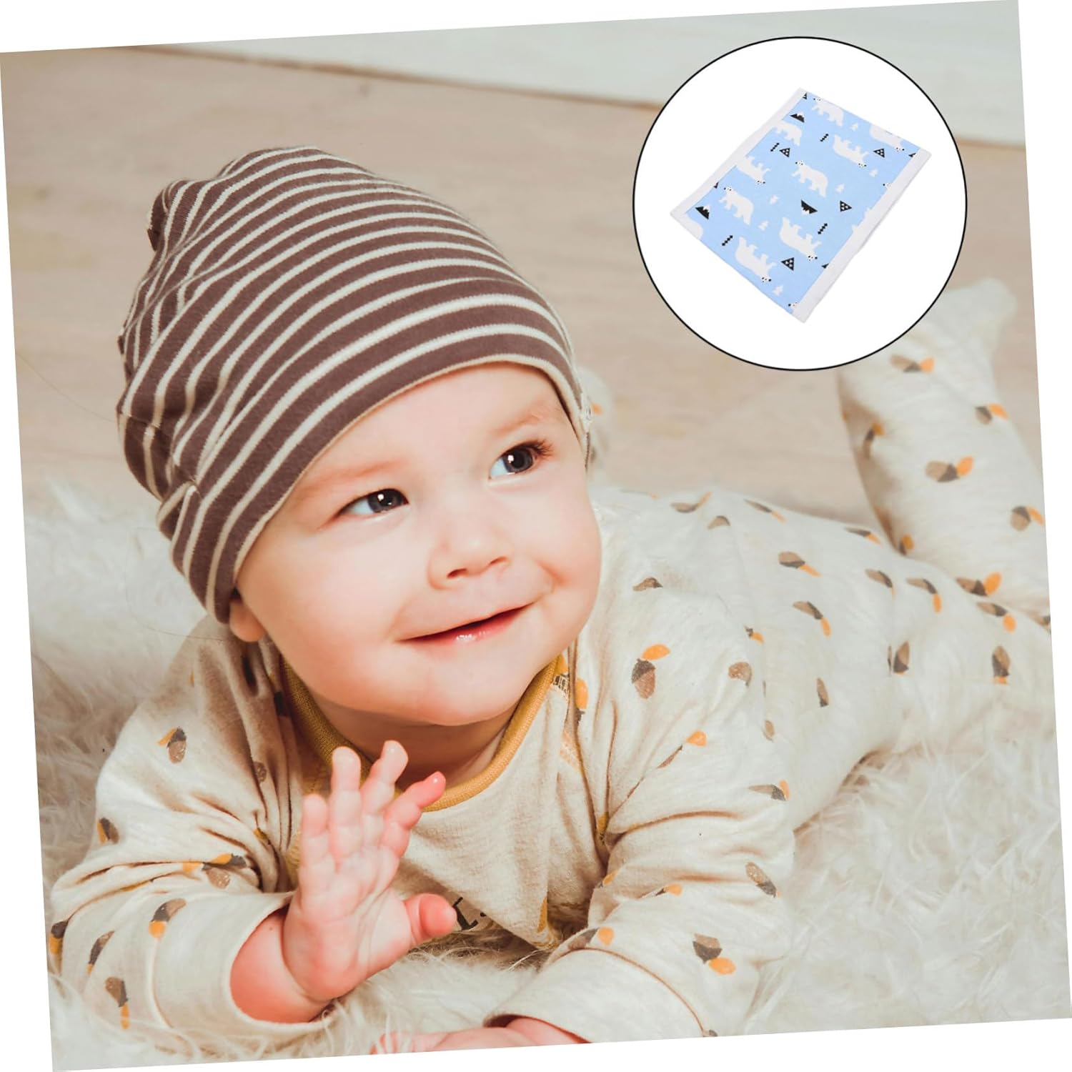 Ipetboom Belly Button Protection Cotton Newborn Belly Band Decorative Navel Strap for Comfort for Keeping Warm in Autumn and Winter