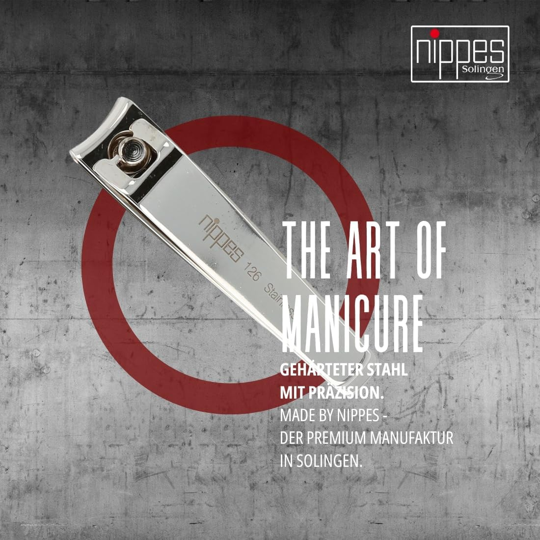 Nippes Solingen Nail Clippers for Fingernails, Nickel-Plated Steel, Length 6 Cm, Fingernail Clippers, Nail Care Clippers, Nail Clippers, Made in Germany image number 5